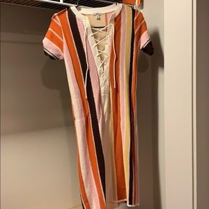 Never Worn Urban Outfitters Multi Knit Dress